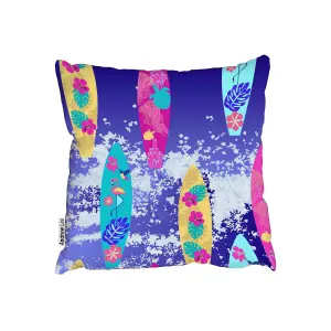 Cushions - Surfboard seamless pattern (Cushion) / 45cm x 45cm