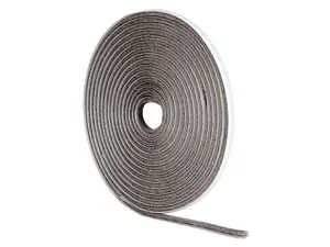 Stormguard Self Adhesive Brush Pile Insulation Tape 5m Long in Grey