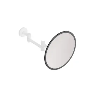 Cosmic Wall Magnifying Mirror Matte White Architect Sp (X5)