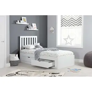 Birlea Appleby Single Bed Frame In White