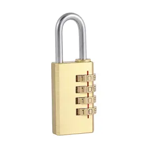 Timco - Brass Combi Padlock (Size 28mm - 1 Each)