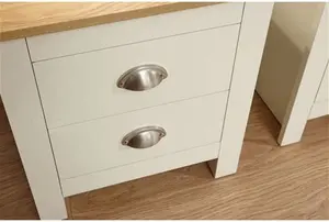 Loretta 2 Drawer Bedside Table Zipcode Design Colour: Cream