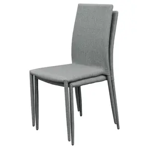 Selina Stacking Chair Grey