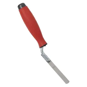 Sealey Stainless Steel Edging Trowel Rubber Handle 12mm Stainless Steel T0309