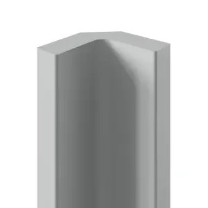 GoodHome Ashmead Matt dove grey Standard Corner post, (W)57mm (L)715mm