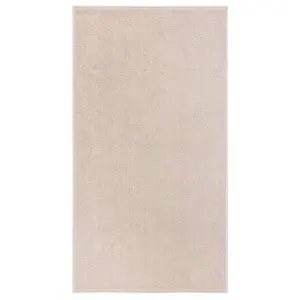 Rug Short Pile 80x150 cm Dark Beige