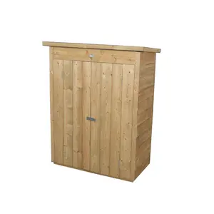 Forest Garden Natural timber Overlap Pent Garden storage 2x3 ft 1320mm 1080mm