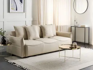 Beliani Modern Sofa Bed KRAMA Beige