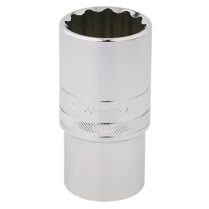 Draper 1/2" Square Drive Hi-Torq 12 Point Deep Socket 30mm 33858