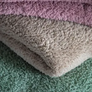 Gallery™ Taupe Teddy Fleece Throw