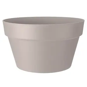 Elho Loft Urban Bowl 35cm Grey/Warm Grey Recycled Plastic Plant Pot