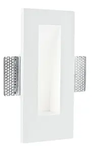 Luminosa ARIEL Recessed Wall Light White 11x24.5x5.5cm