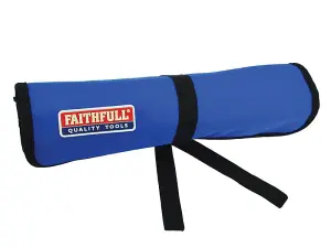 Faithfull  12 Pocket Chisel Roll 32 x 68cm FAICR12