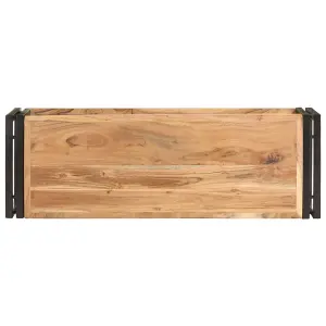 Berkfield TV Cabinet 90x30x40 cm Solid Acacia Wood