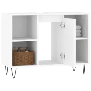 Berkfield Bathroom Cabinet White 80x33x60 cm Engineered Wood