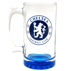 Chelsea FC Crest Stein Clear (One Size)