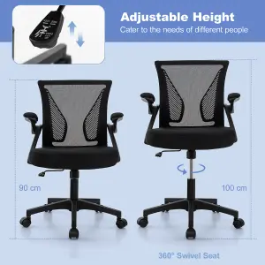 COSTWAY Ergonomic Office Chair Mesh Computer Desk Chair