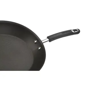 Circulon Total Black Round Hard Anodised Aluminium Non-Stick Skillet Frying Pan 22cm