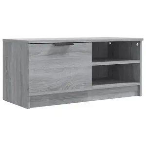 Berkfield TV Cabinets 2 pcs Grey Sonoma 80x35x36.5 cm Engineered Wood