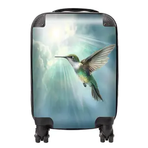 Hummingbird In A Beautiful Sky Suitcase - Small