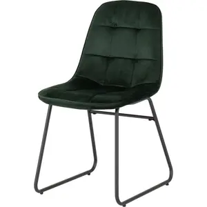 Mizer Upholstered Dining Chair (Set of 2) Green