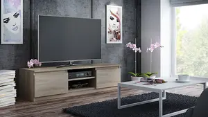 RTV120 TV Cabinet Sonoma Oak Available in Various Sizes