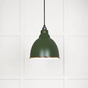 White Gloss Brindley Pendant in Heath