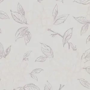 GoodHome Acaj Beige & white Floral Textured Wallpaper Sample