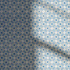 Lick Blue & White Bubble 01 Textured Wallpaper