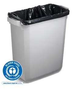 Durable DURABIN ECO 60L Rectangular - Food Safe Waste Recycling Bin - Grey