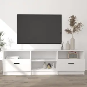 vidaXL TV Cabinet White 150x33.5x45 cm Engineered Wood