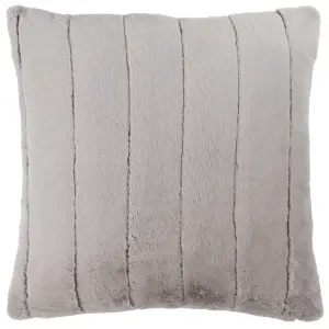 Paoletti Empress Faux Fur Feather Rich Cushion