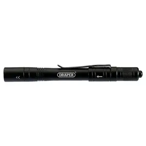 Draper  LED Rechargeable Aluminium Penlight, 1W 90099