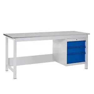 TUFF Heavy Duty Storage Workbench - 3 Drawers - W1600mm