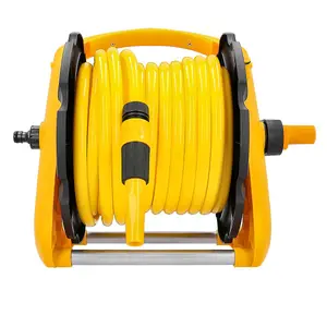 TOUGH MASTER Hose Pipe Reel wall mounted portable has 20m hose, lightweight