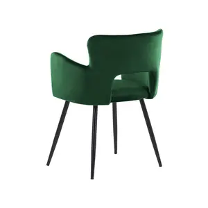 Kirssy Upholstered Dining Chair Emerald Green