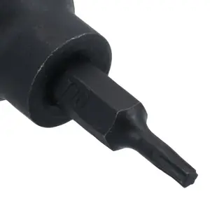 T10 Male Torx Star Impact Impacted Shallow Short Bit Socket 3/8in drive