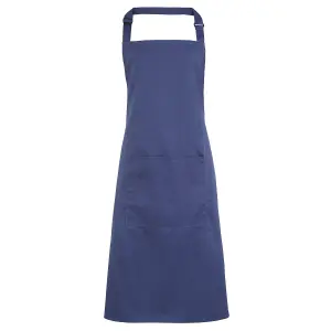 Premier Ladies/Womens Colours Bip Apron With Pocket / Workwear (Pack of 2)