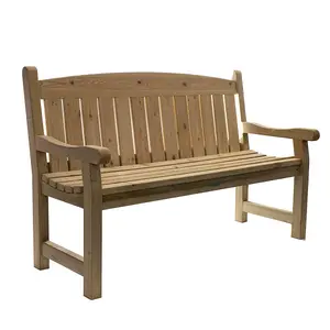 Hutton Garden Wooden Cotswold British Made 3 Seater Bench FCS Certified