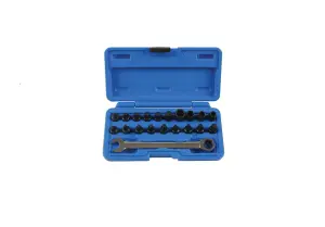 Laser Tools 5914 20pc Low Profile Bit Socket Set 1/4" Drive