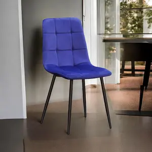 Eyre Upholstered Dining Chair Blue