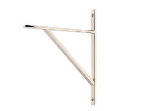 Polished Nickel Chalfont Shelf Bracket (260mm x 200mm)