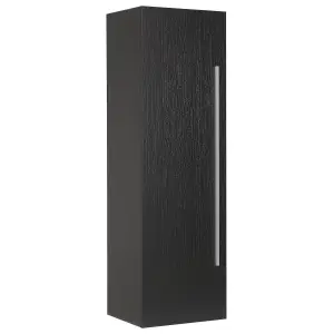 Bathroom Wall Cabinet Black MATARO