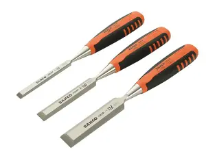 Bahco - 424-P Bevel Edge Chisel Set, 3 Piece