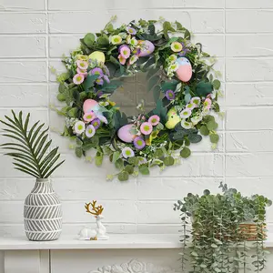 Faux Daisy 45cm Wreath