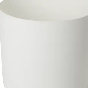 GoodHome White Plastic Plant pot (Dia) 30.5cm, (H)29cm, 21.2L