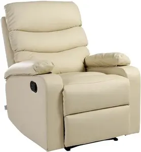 Upholstered Recliner Latitude Run Upholstery Colour: Cream