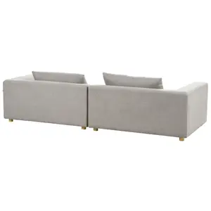 3 Seater Sofa Light Grey LERMON