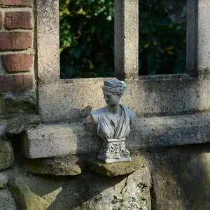 Athena' Greek Goddess Bust Garden Ornament