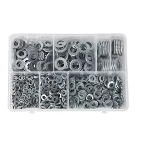 Sealey Flat Washer Assortment 1070 Pieces M5-M16 Form A Metric DIN 125 AB055WA